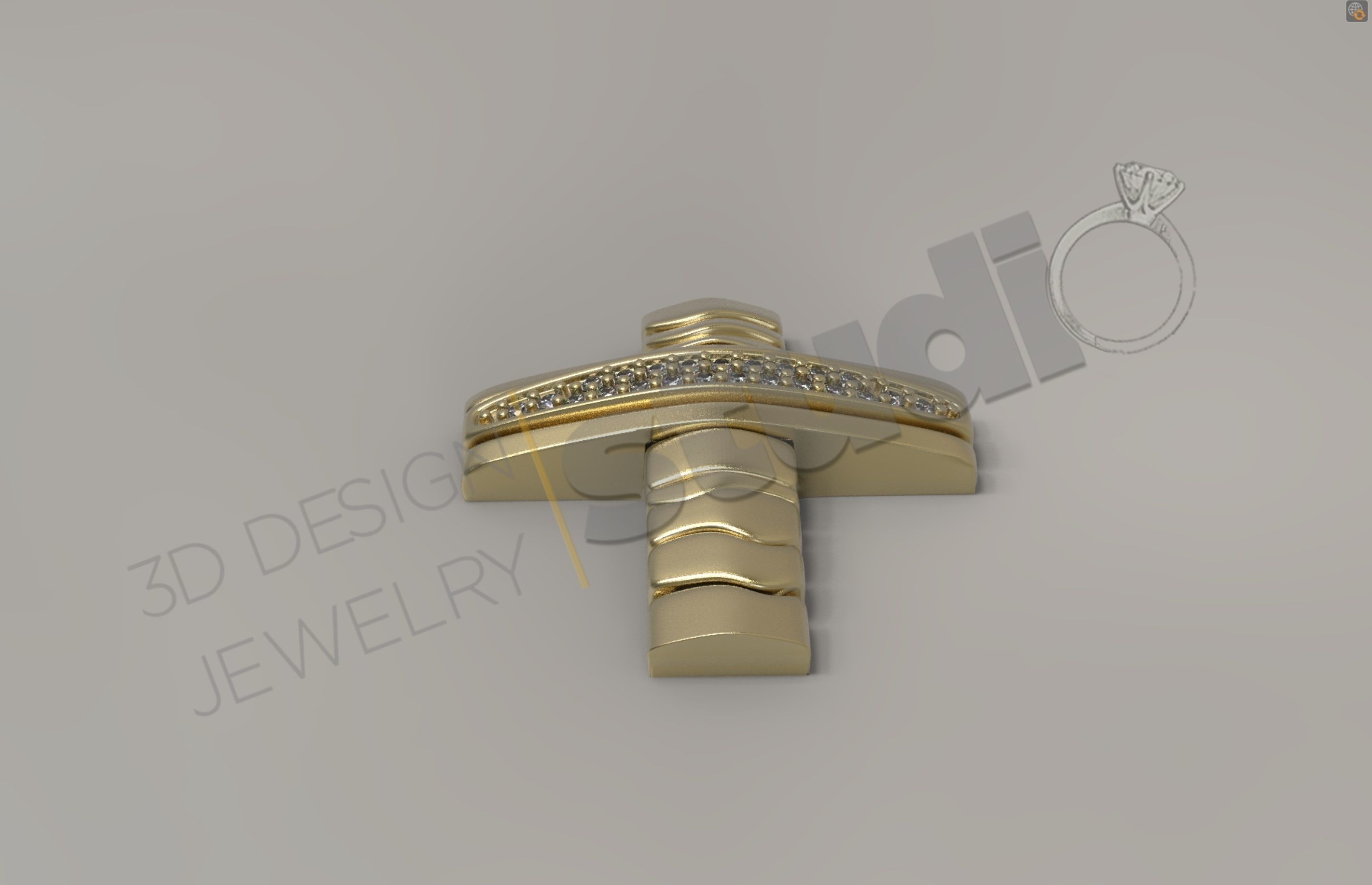 Skeleton bones cross design 3d model 3D print model_4