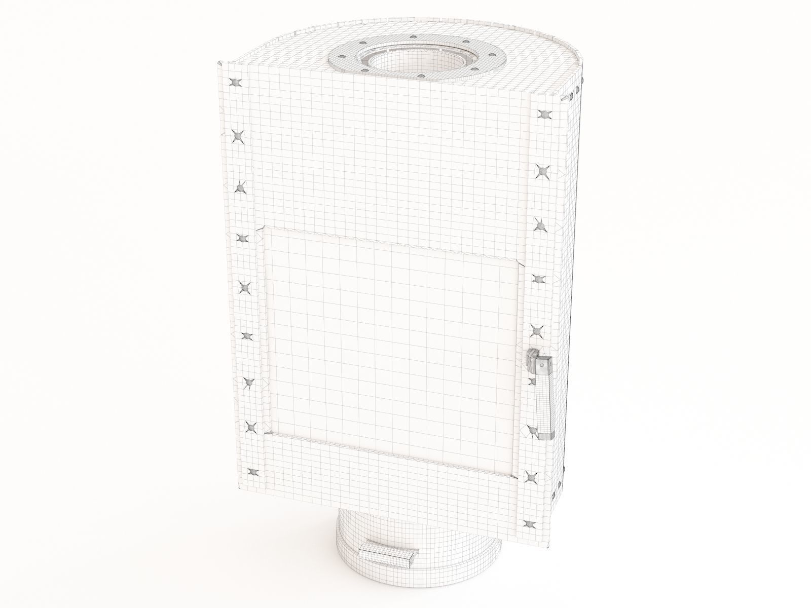 Fireplace 03 3D model_1