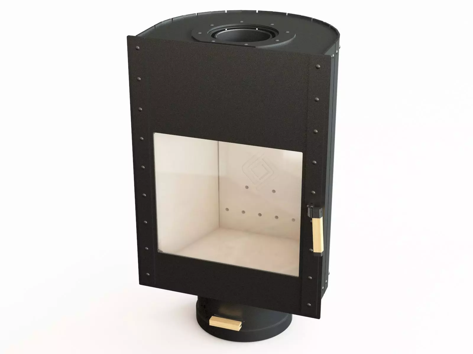 Fireplace 03 3D model_0