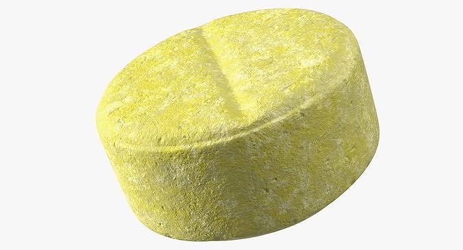 Ecstasy Pill with Smiley  3D model 5