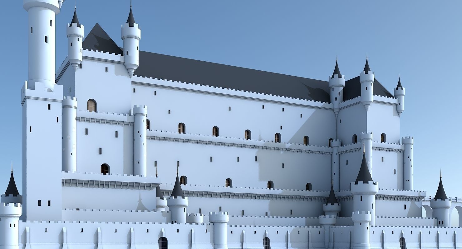 Fantasy Castle 004 3D model_5