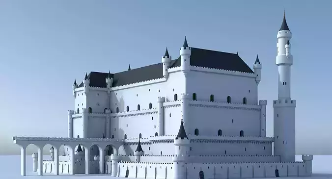 Fantasy Castle 004 3D model