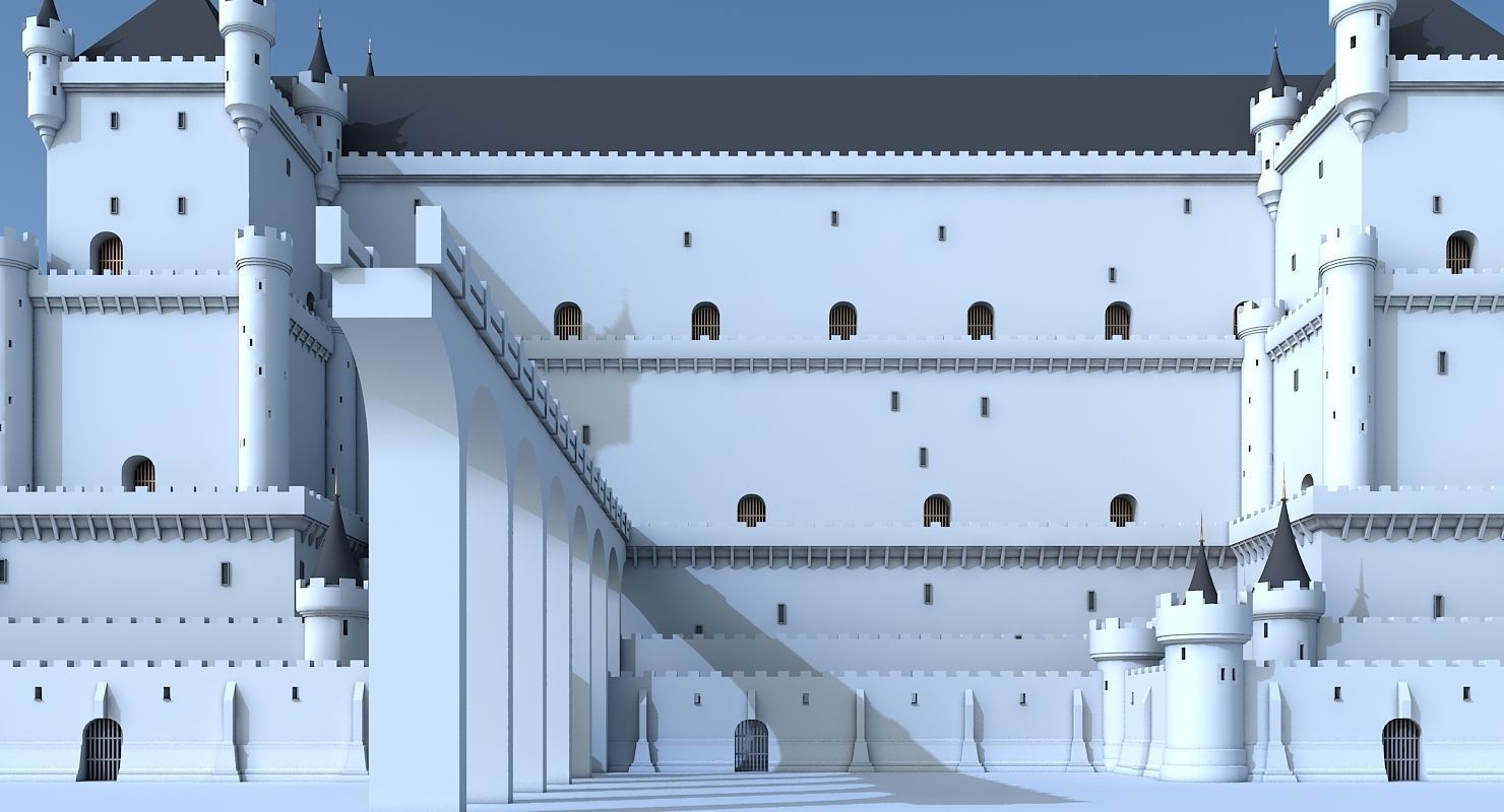 Fantasy Castle 004 3D model_4