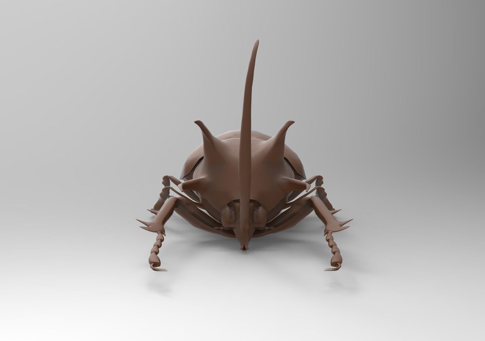 Lucanus beetle 3D print model_4