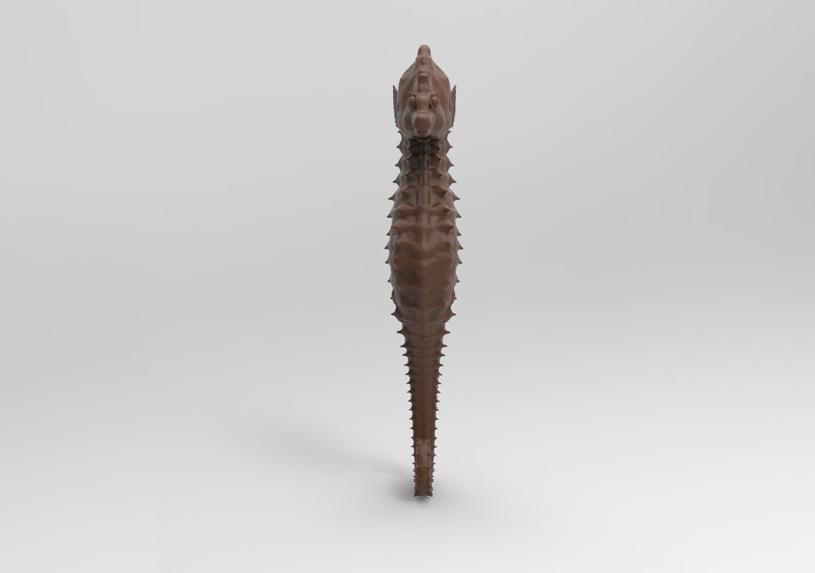 Seahorse chocolate 3D print model_1