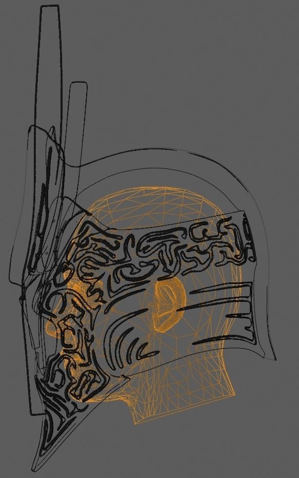 Ringwraith of Forod Helmet 3D print model_12