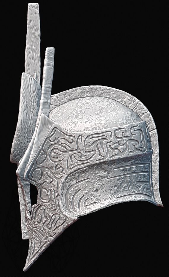 Ringwraith of Forod Helmet 3D print model_4