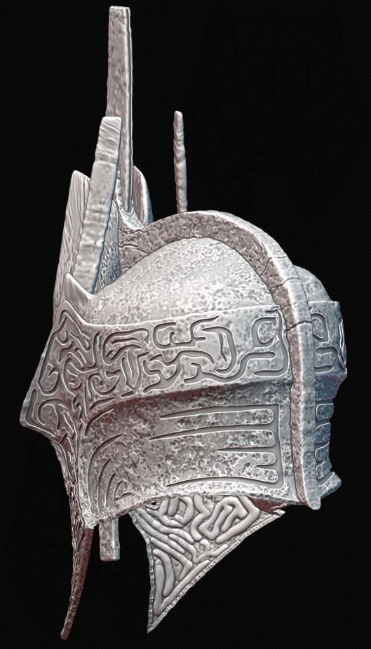 Ringwraith of Forod Helmet 3D print model_6