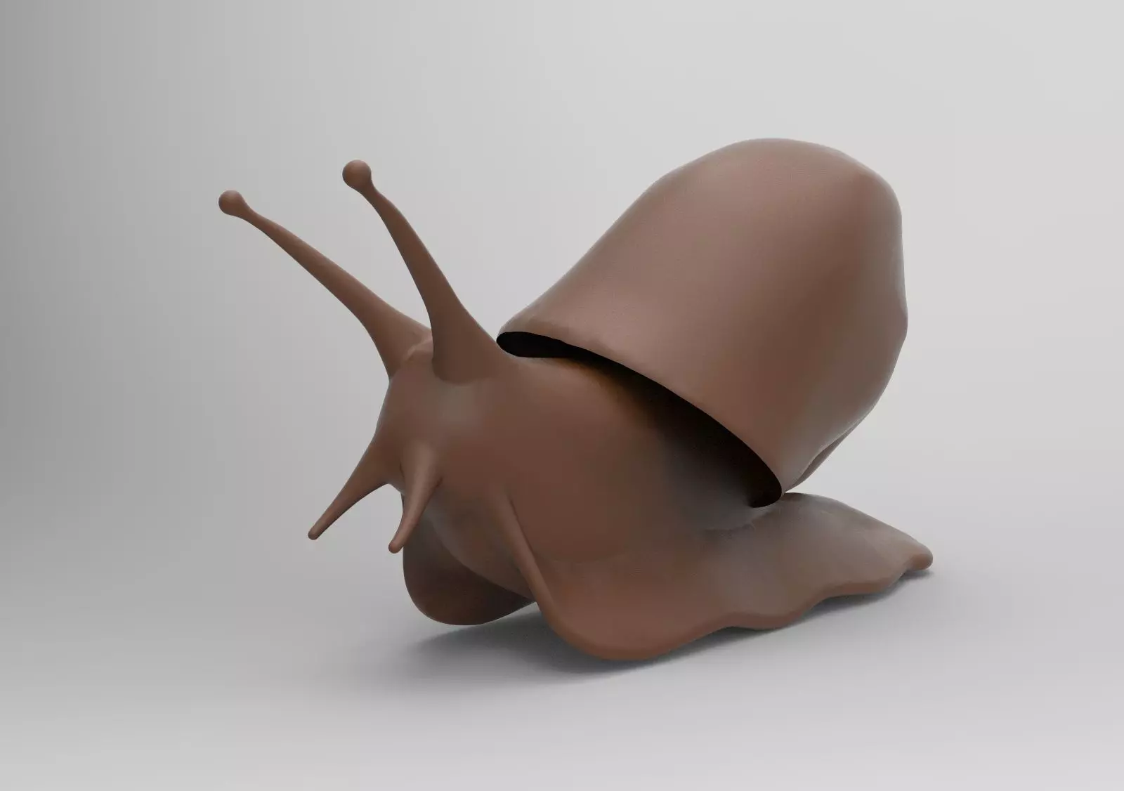 Snail chocolate 3D print model_0