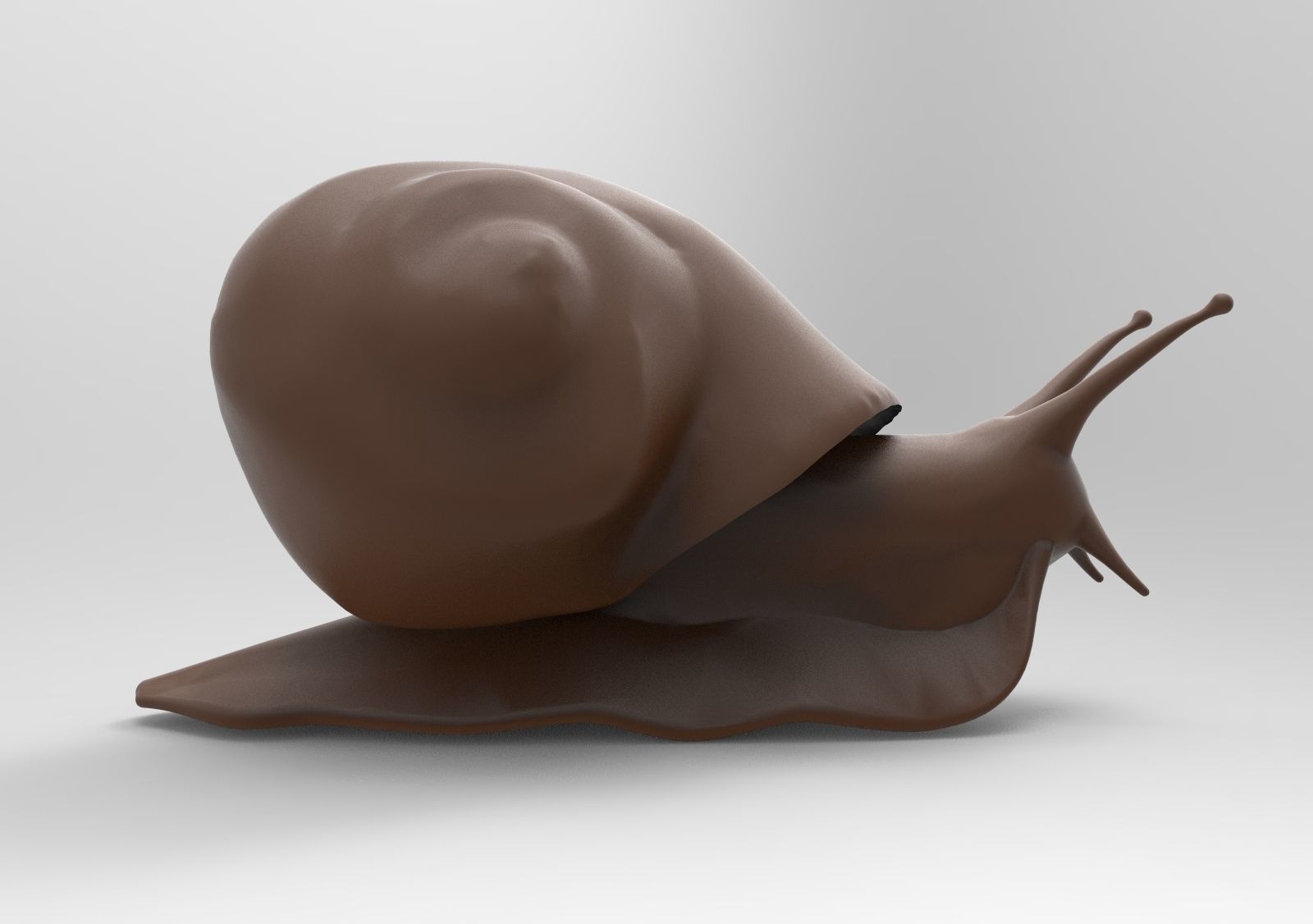 Snail chocolate 3D print model_3