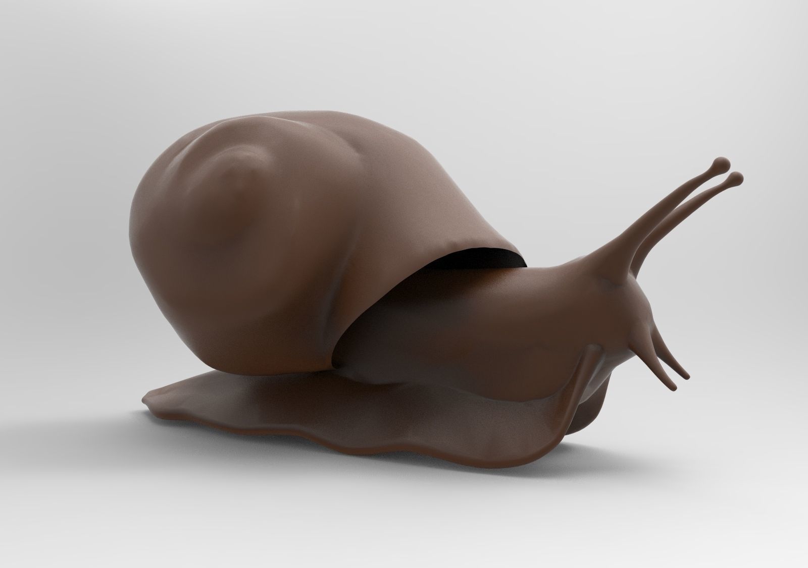 Snail chocolate 3D print model_2