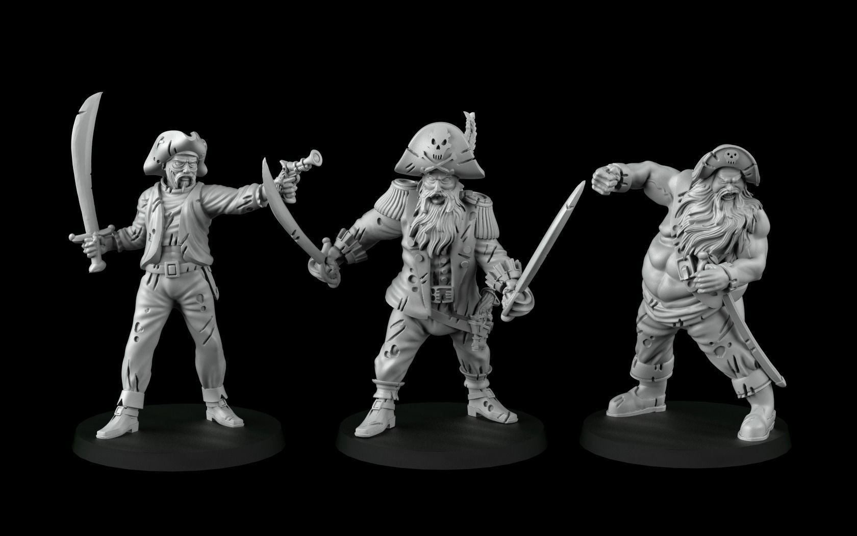 Pirate crew  3D print model_1