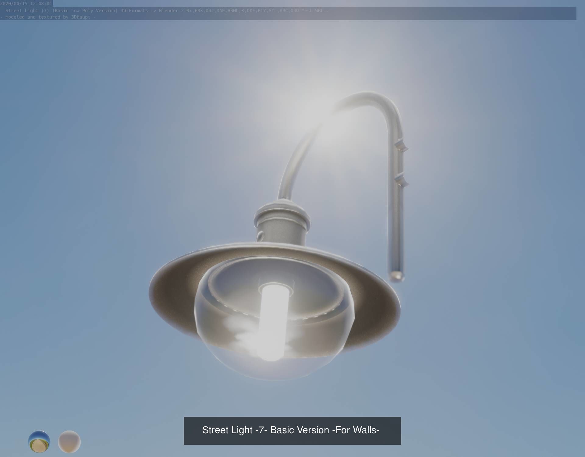 Street Light -7- Basic Version 3D Model Collection_5