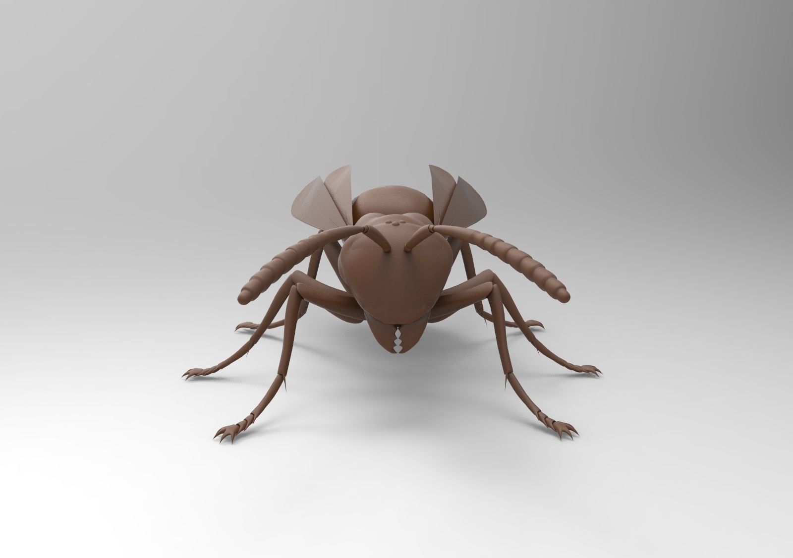 Bee model wasp 3D print model_1