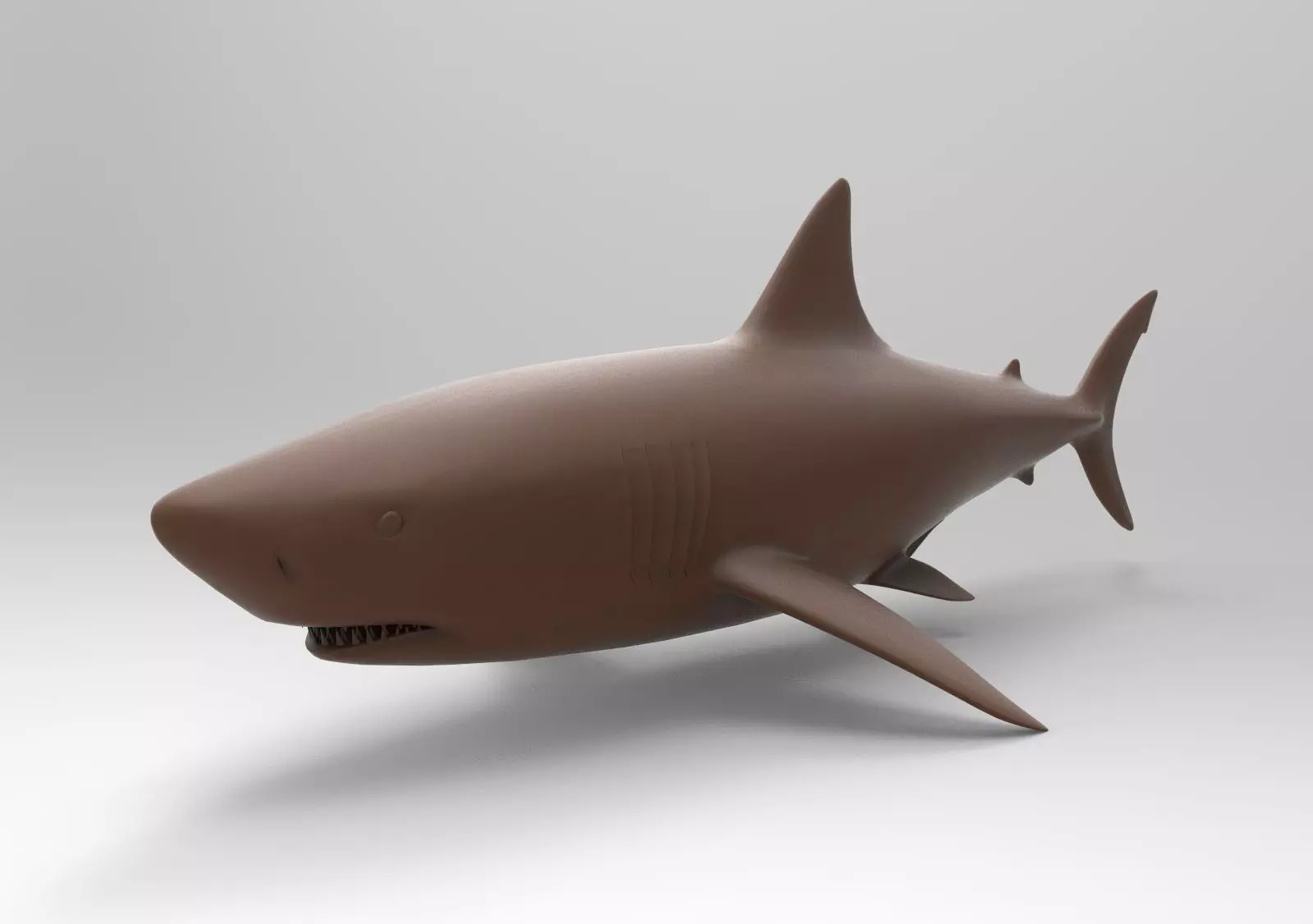 Great White Shark 3D print model