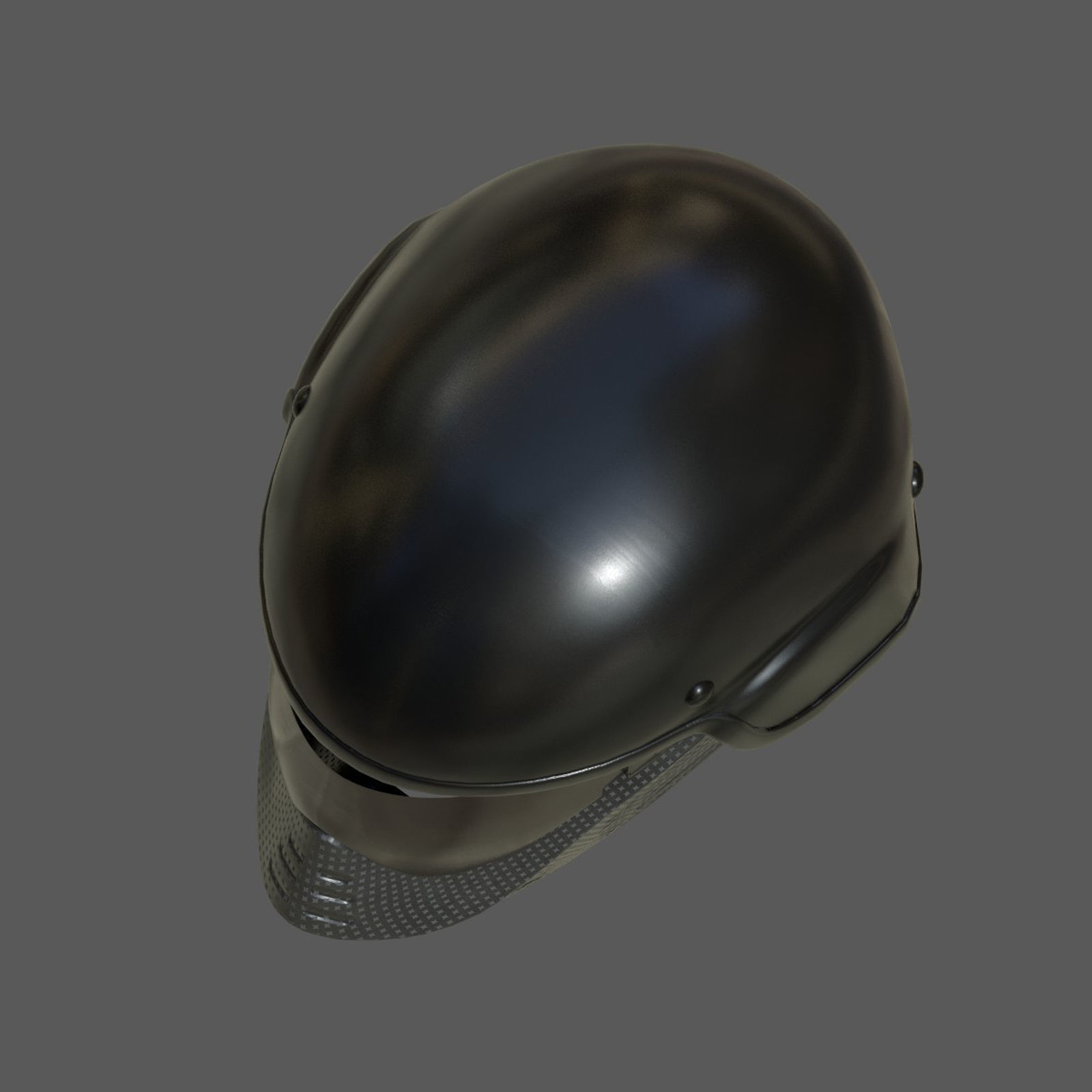 Helmet scifi military combat 3d futuristic technology  Low-poly 3D model_6