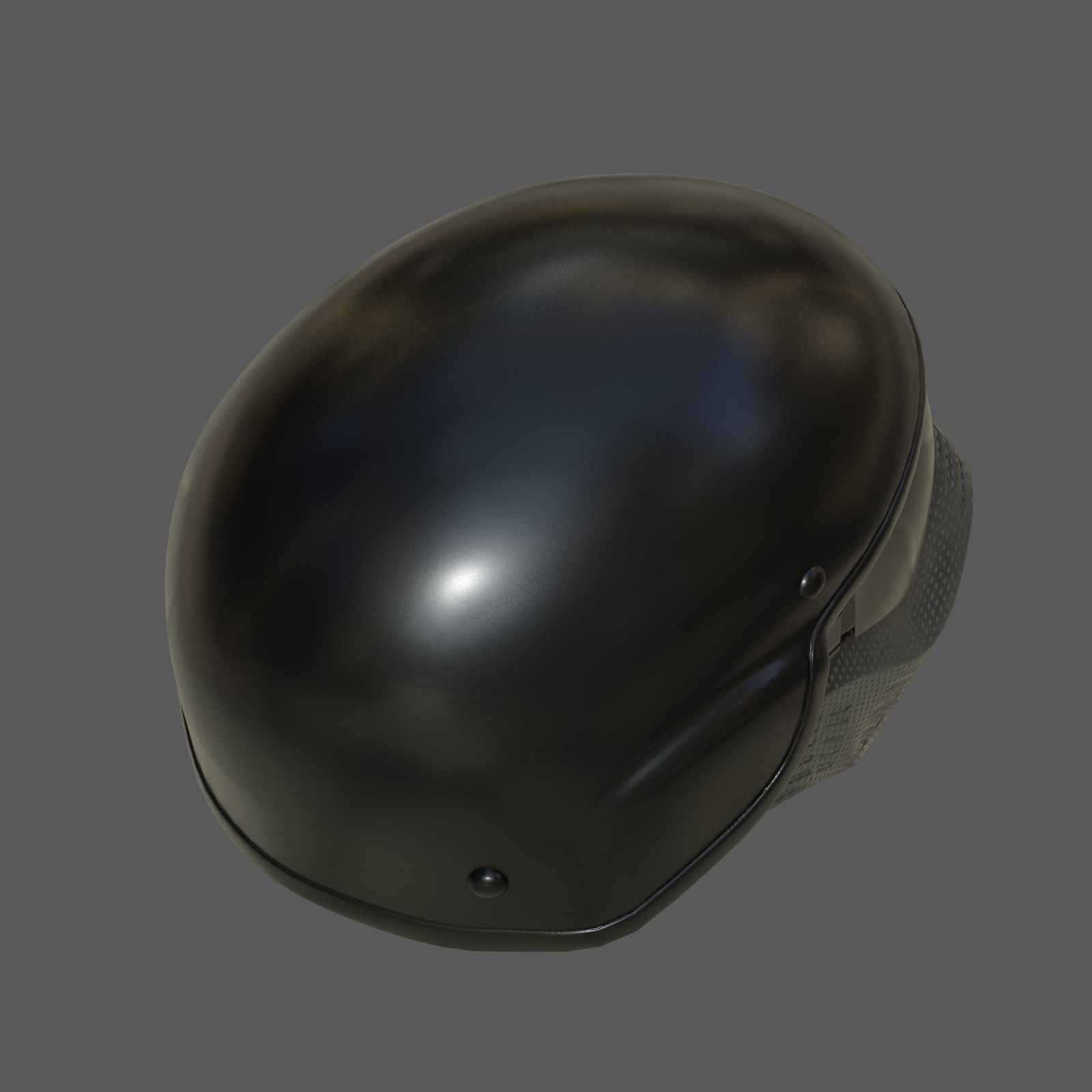 Helmet scifi military combat 3d futuristic technology  Low-poly 3D model_8