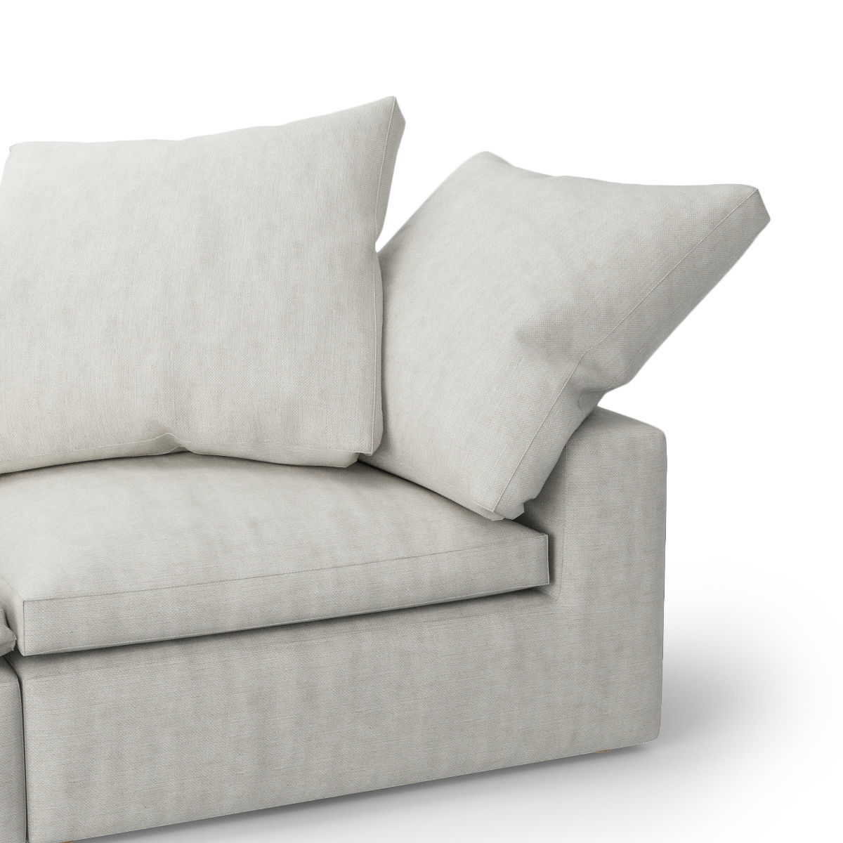 Restoration Hardware Cloud Modular Fabric Sofa 3D model_2