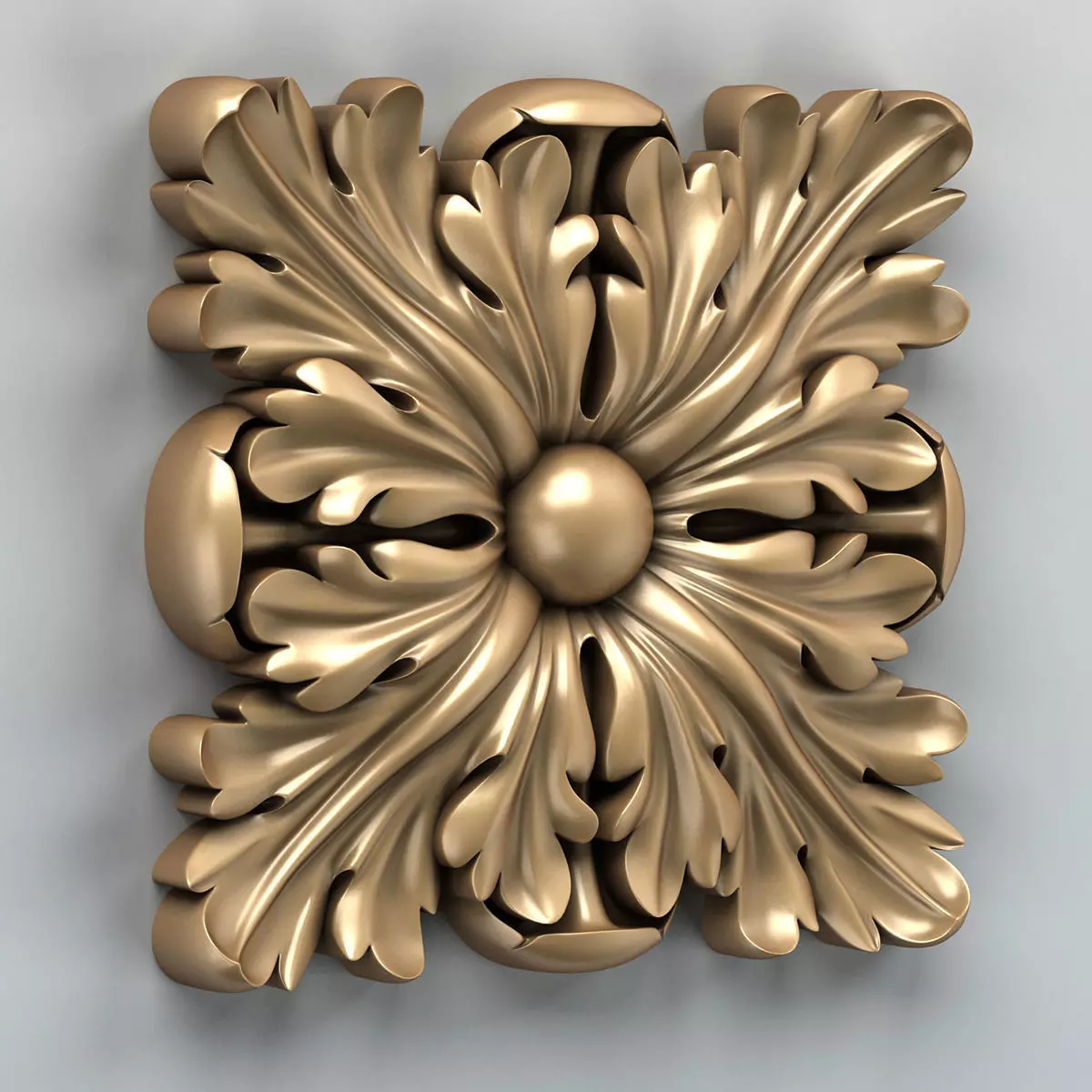 Square rosette 010 3D model_0