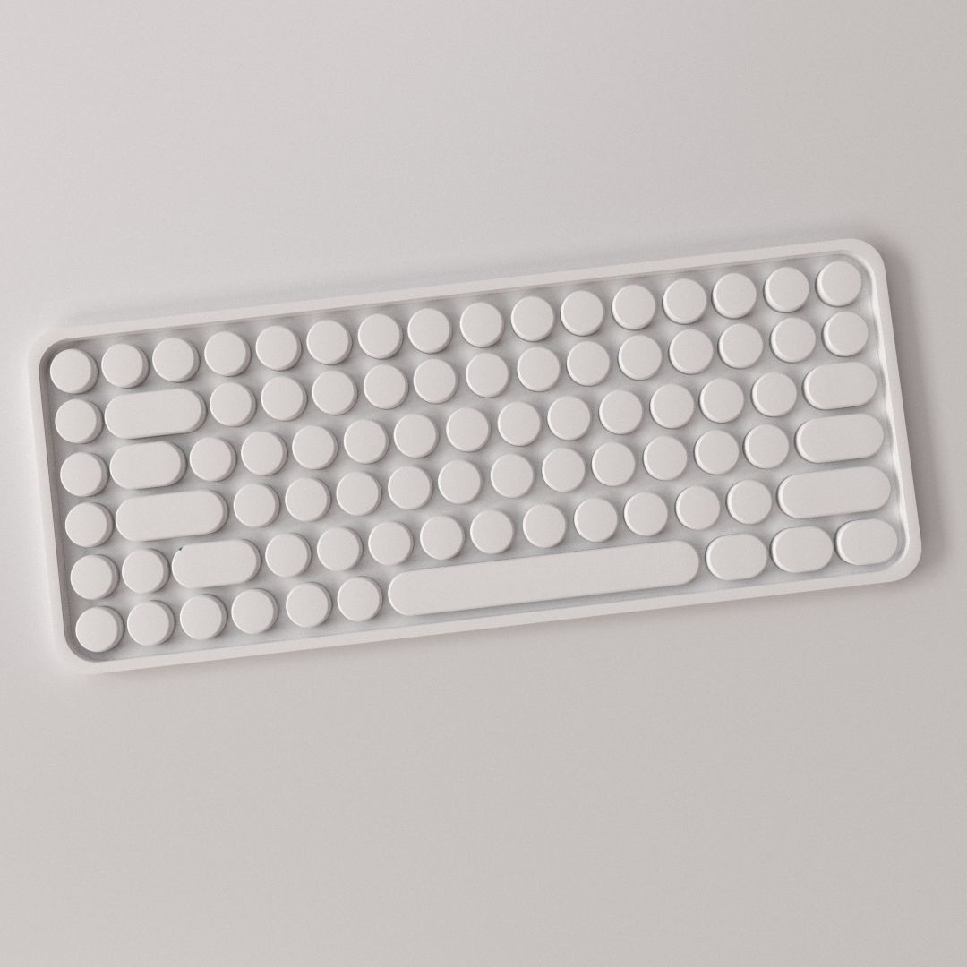 Keyboard v2 3D model_3