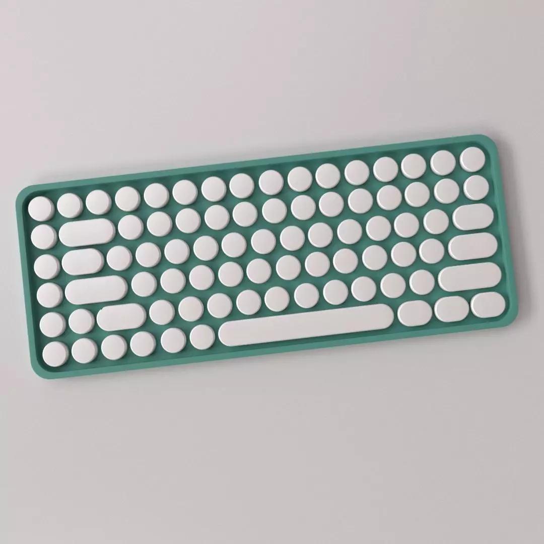 Keyboard v2 3D model_0