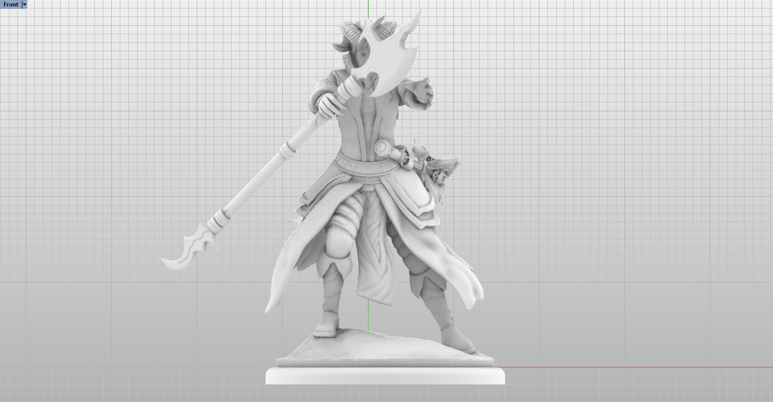 Tiefling Caster - Male 3D print model_5