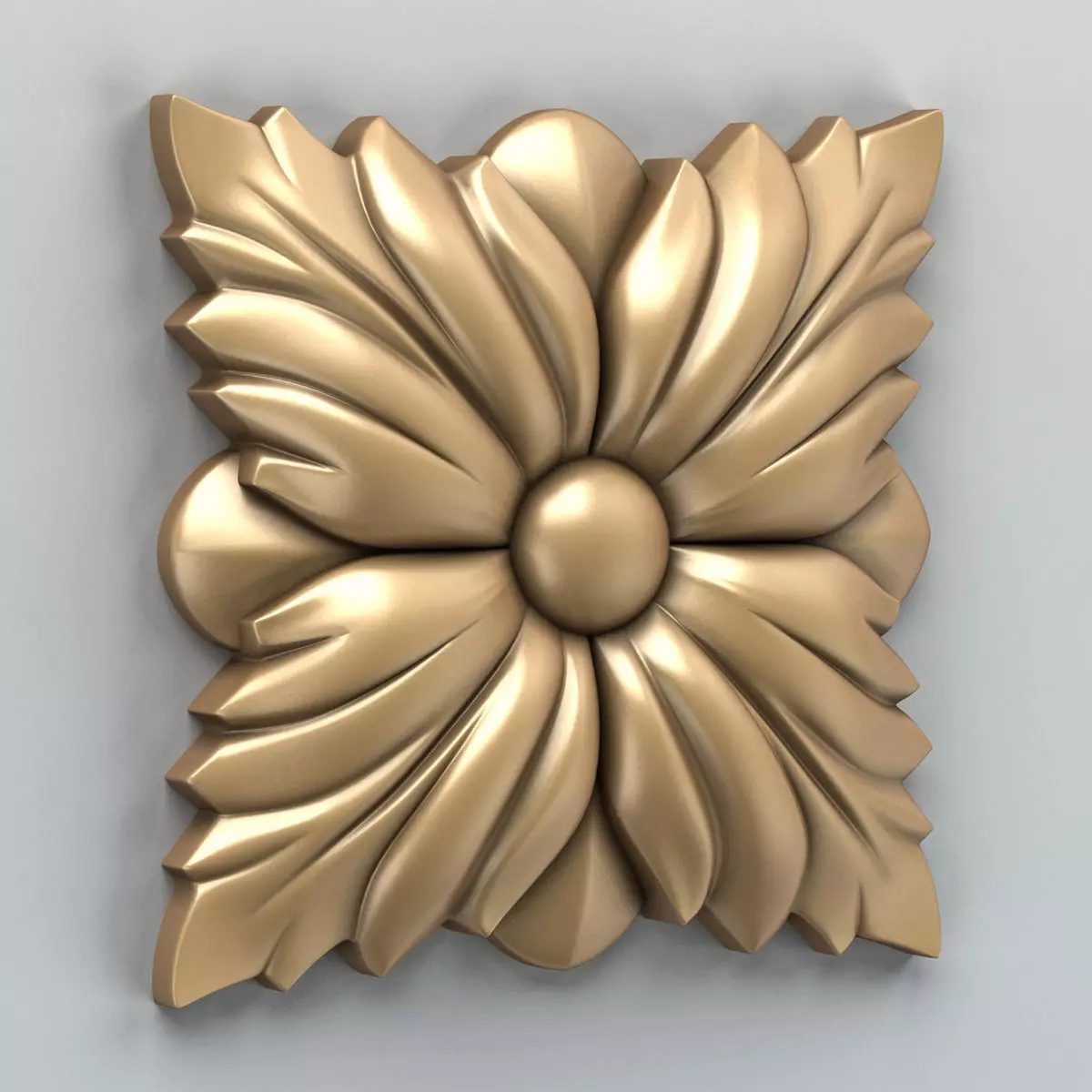 Square rosette 004 3D model