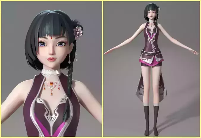 cartoon manga girl asian Japanese anime Loli sister characters