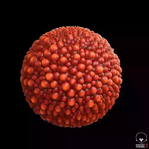 Organic  Shader  for substance painter Low-poly 3D model