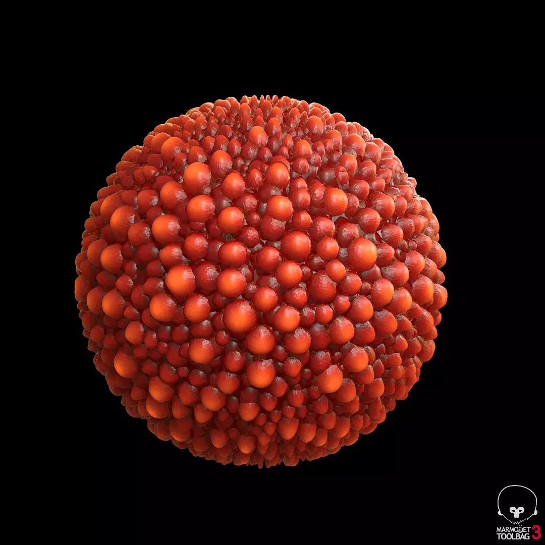 Organic  Shader  for substance painter Low-poly 3D model_0