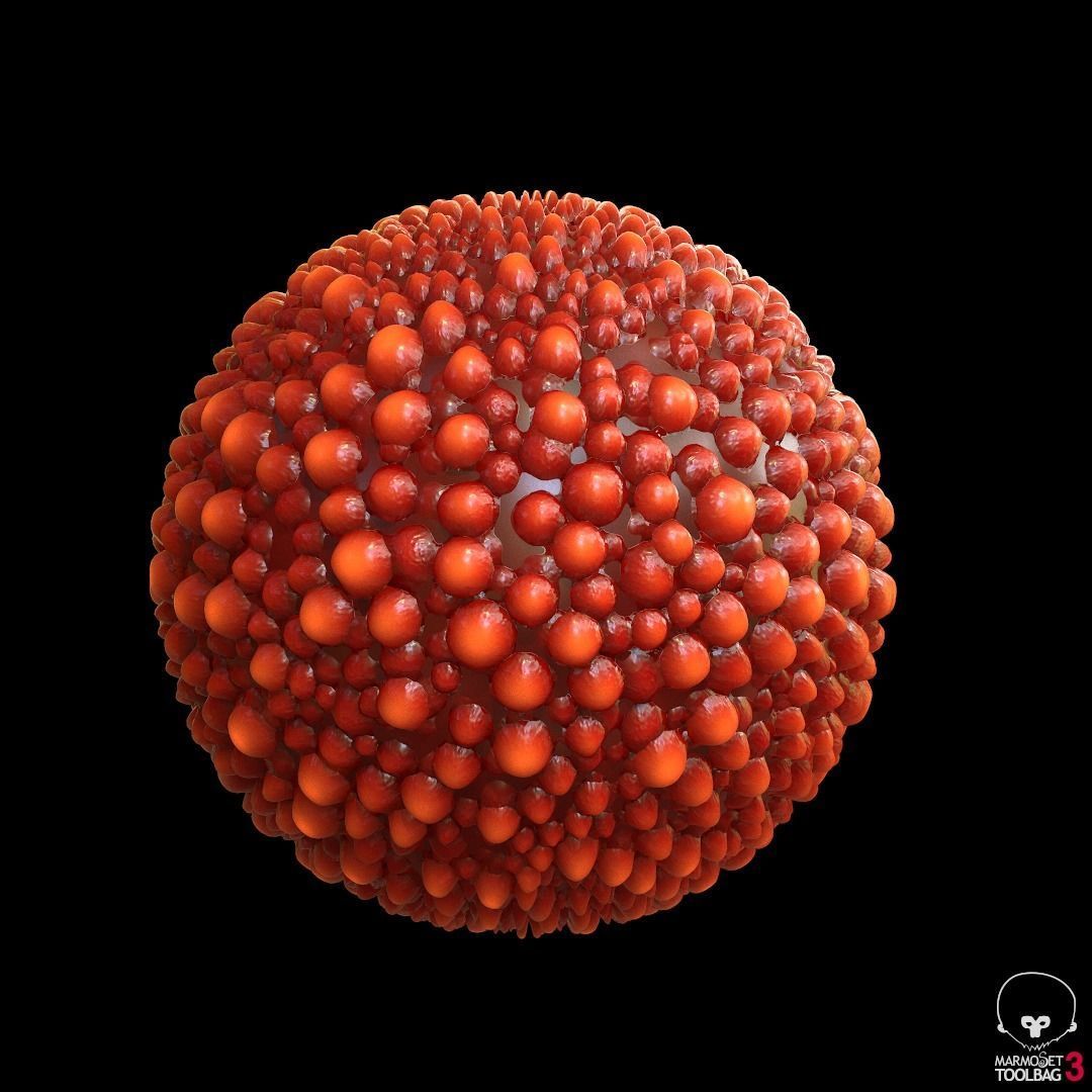 Organic  Shader  for substance painter Low-poly 3D model_1