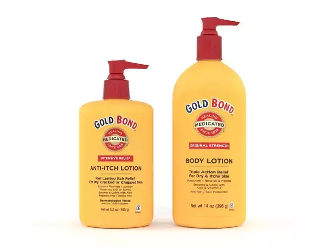 Gold Bond Medicated Original Strength Body Lotion 3D model