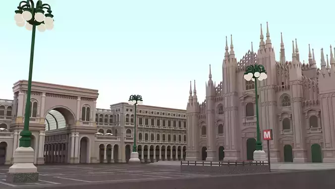 Duomo Milano 3D model