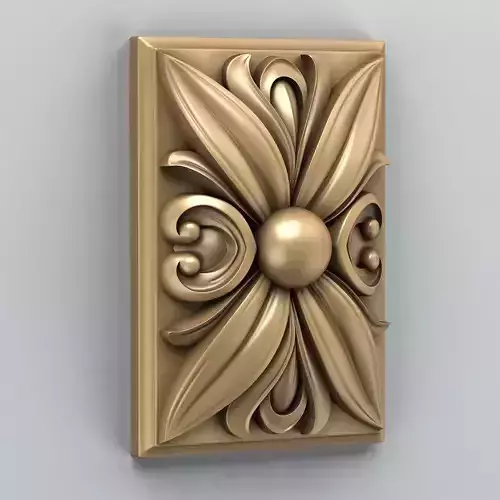 Square rosette 009 3D model