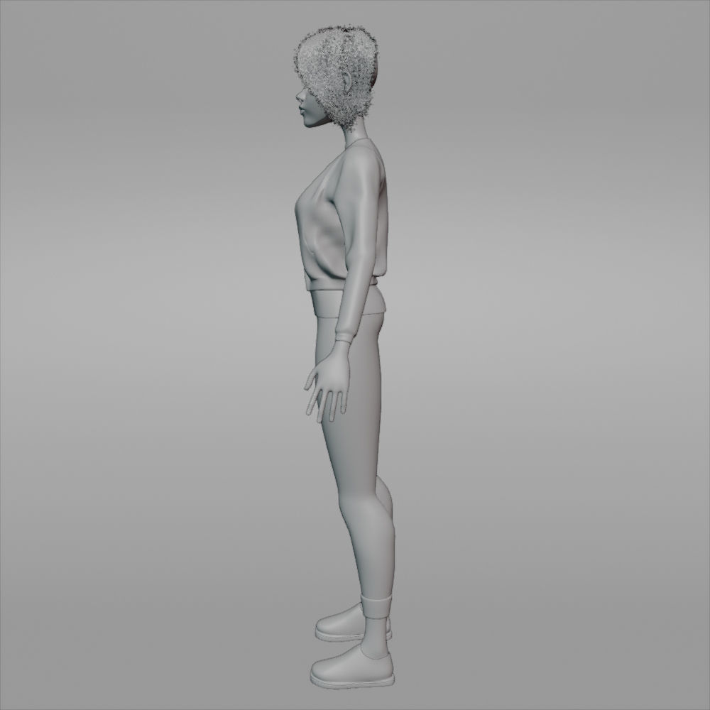 Stylized female 3D model_21