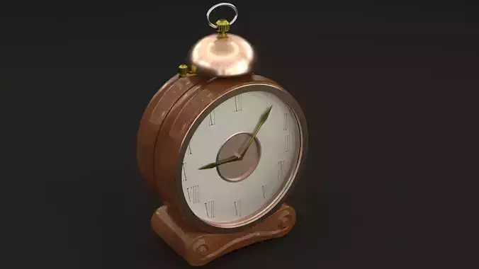 Fireplace clock