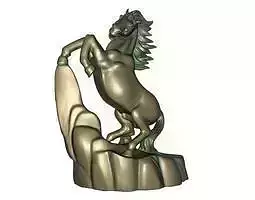 dynamic horse 3D print model