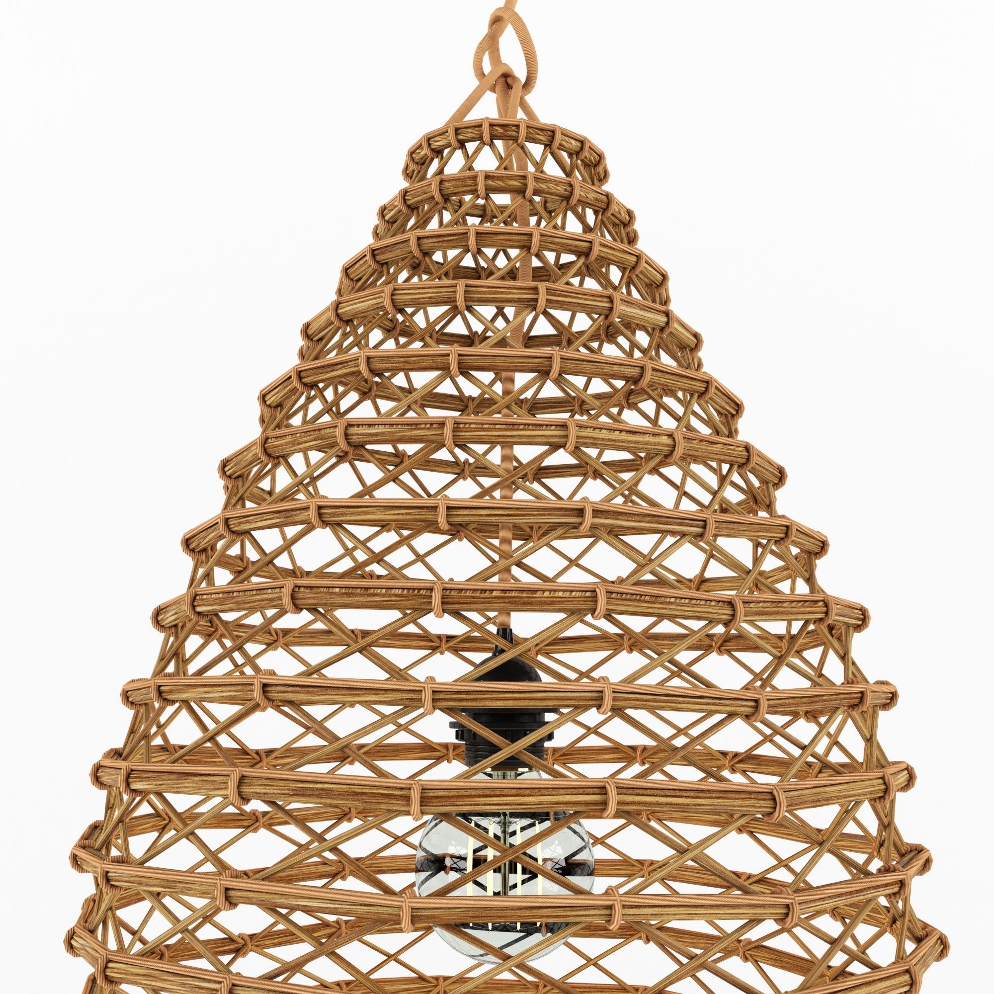 Bamboo Lamp 8 3D model_1