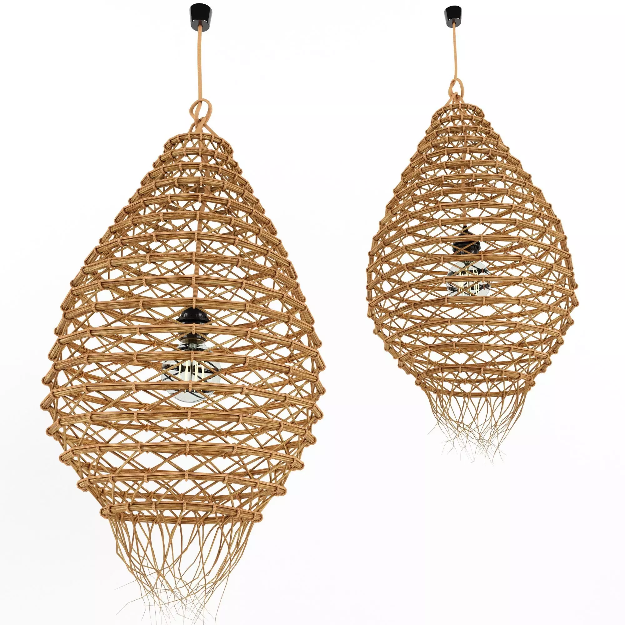 Bamboo Lamp 8 3D model_0