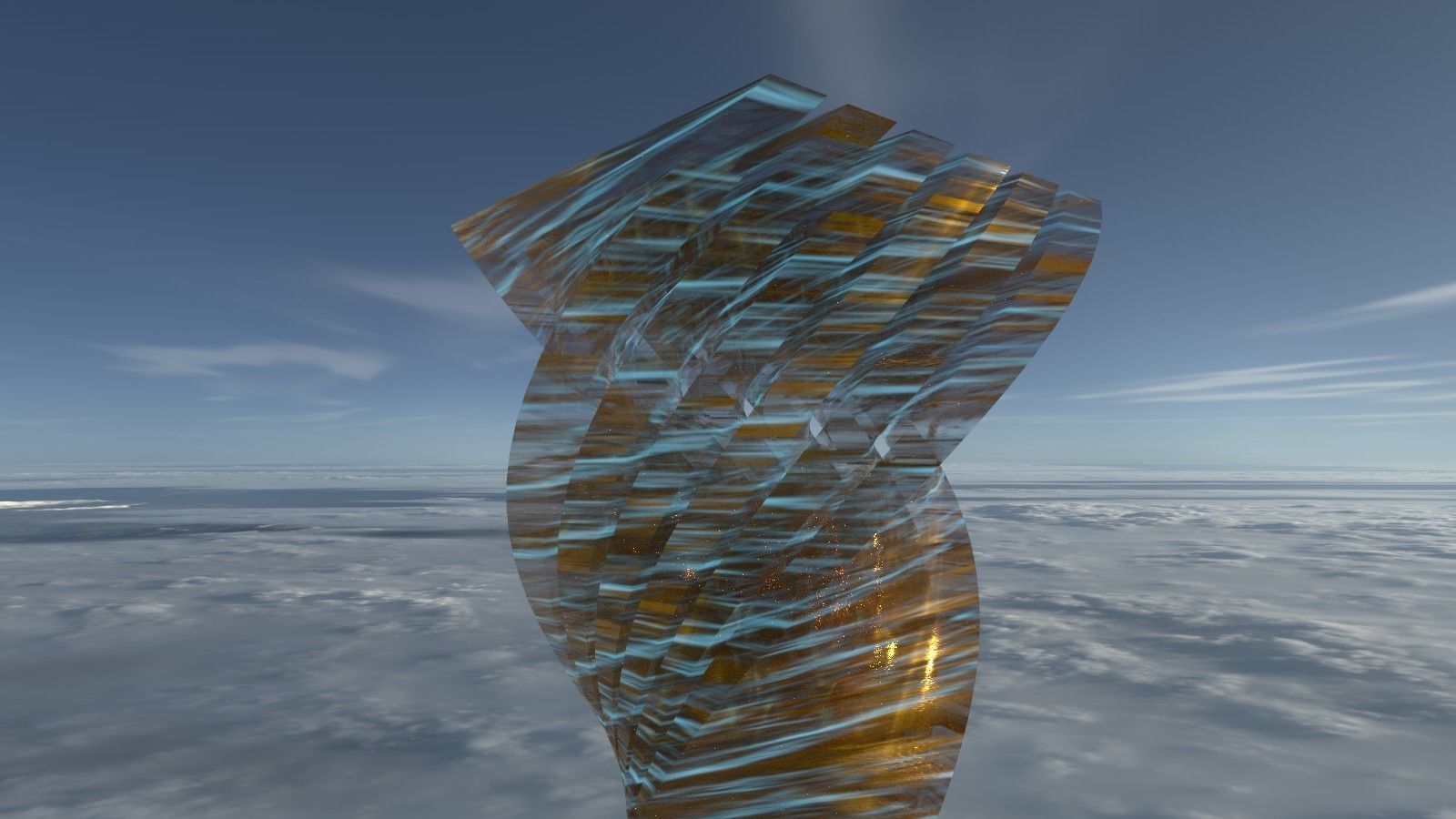 Crystal Tower 3D model_3