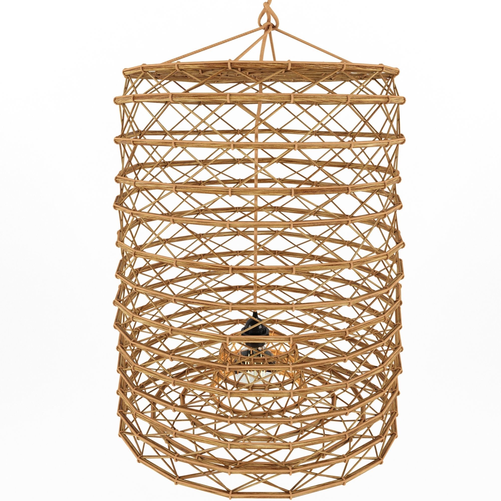 Bamboo Lamp 10 3D model_1