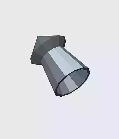 Pellet metal pipe with hole in it