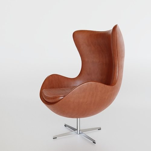 Egg Chair 3D model 4