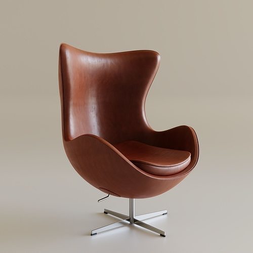 Egg Chair 3D model 3