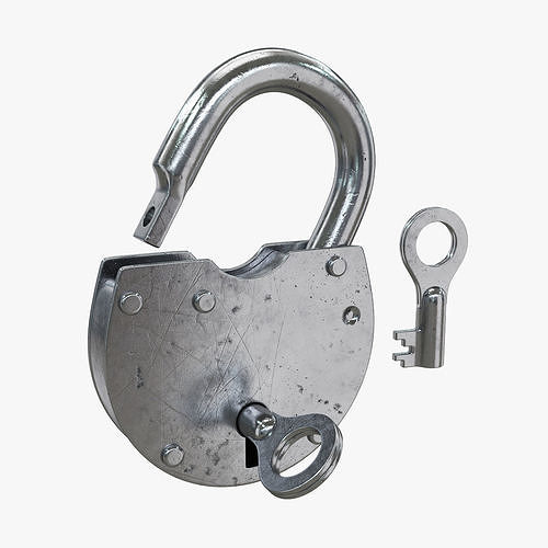 Padlock 3D model