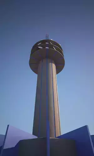 Telecommunication Tower 3D model