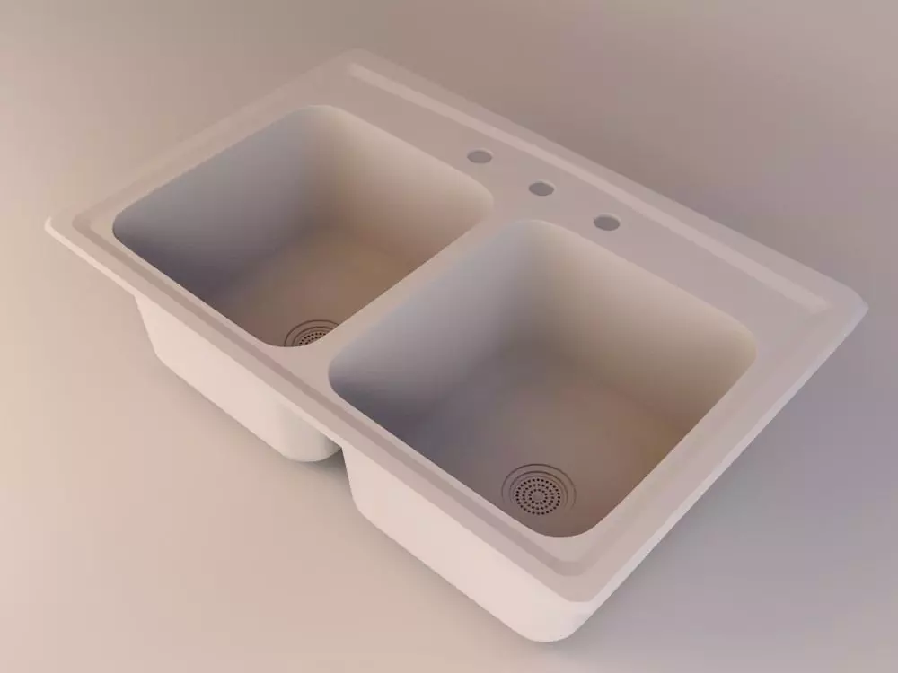 Kohler Toccata K-3847 Kitchen Sink 3D model