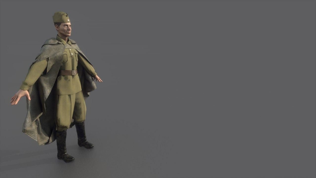 RUSSIAN SNIPER 3D model_2