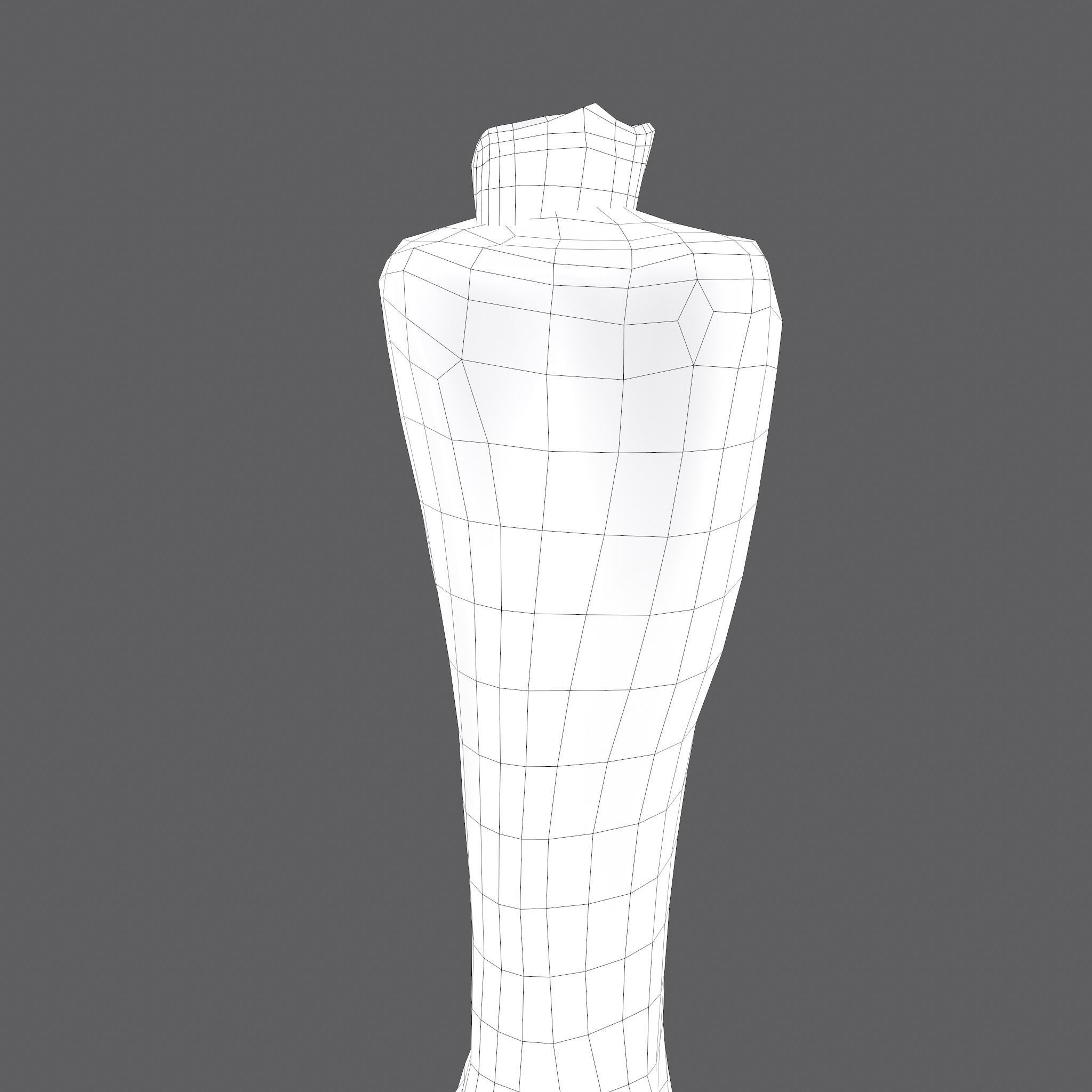 Severed Leg Fresh and Slightly Decomposed Low-poly 3D model_51