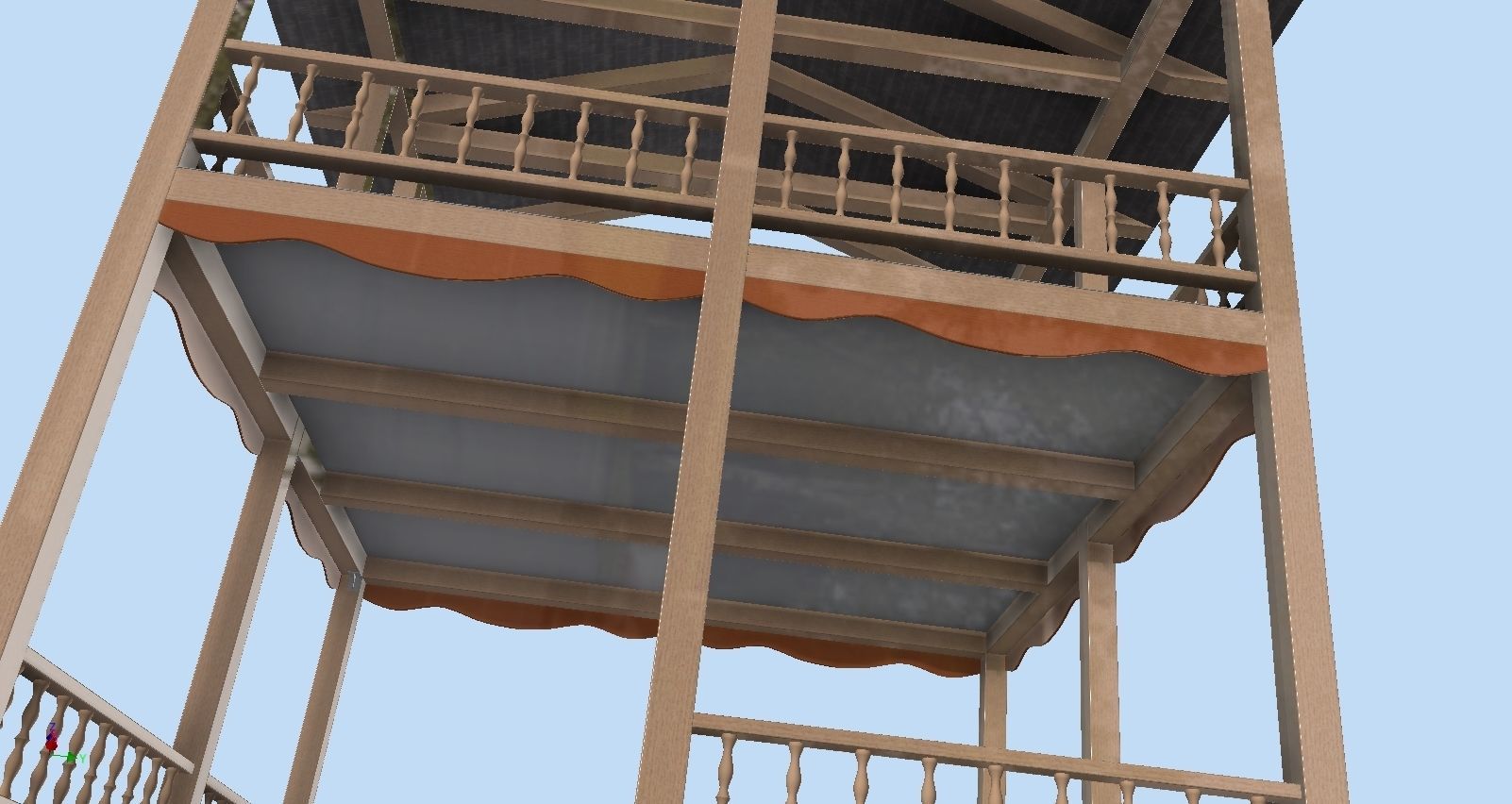 WOODEN CARD 3D model_5